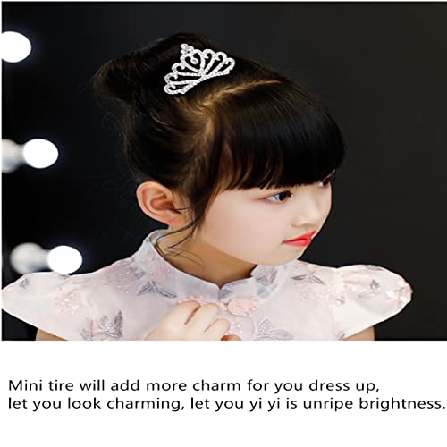 Princess Tiara Comb Set - 2PCS Rhinestone Hair Accessories