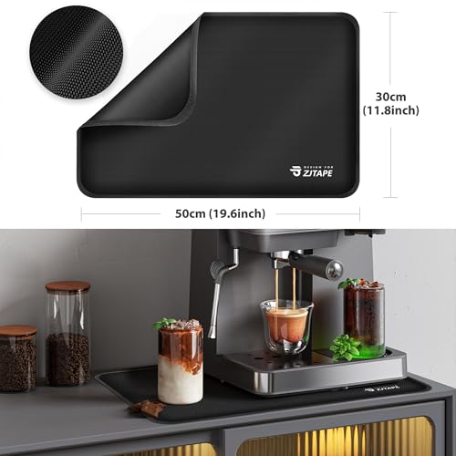 Heat Resistant Silicone Mat for Air Fryer - 19.6 x 11.8 in, Non-slip & Waterproof