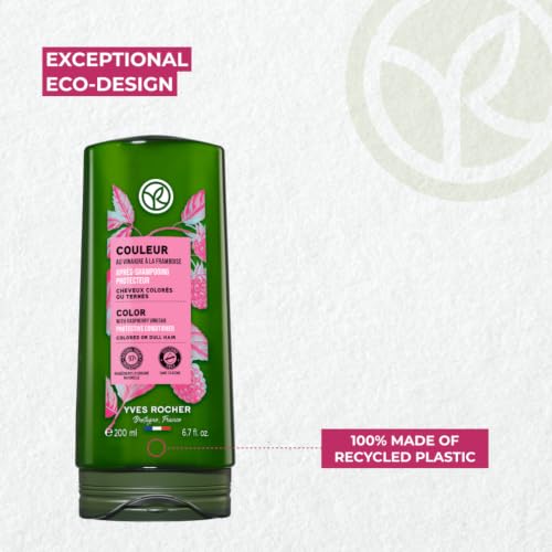 Yves Rocher Raspberry Vinegar Conditioner for Blonde Hair, 6.7 fl oz