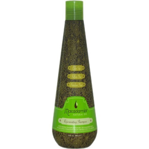 Macadamia Natural Oil Rejuvenating Shampoo - Moisturizing Argan Cleanser for Dry Hair | Sulfate-Free, 10 fl oz