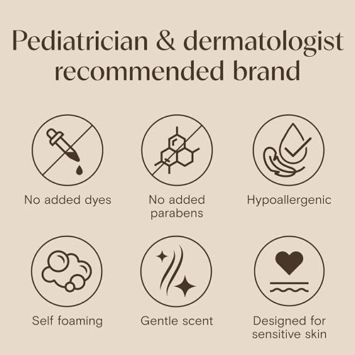 Aveeno Kids Sensitive Skin Face & Body Wash, Nourishing Oat Extract, Wash Away Dirt and Germs Without Drying, Kids Body Wash is Tear-Free, Hypoallergenic, Sulfate- & Dye-Free, 18 Fl Oz