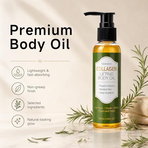 Yoneya Collagen Body Oil - Hydrating Moisturizer for Smooth, Firmer Skin