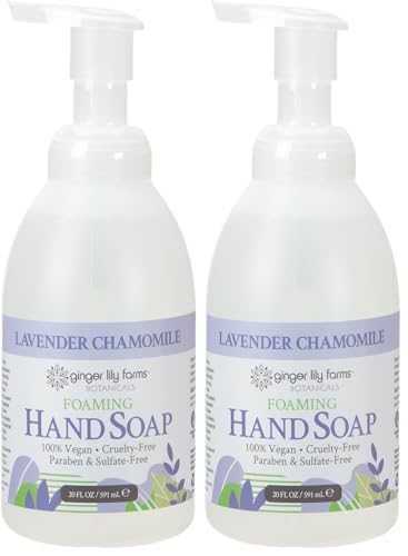 Ginger Lily Farms Lavender Chamomile Foaming Hand Soap Refill 20oz - Vegan & Cruelty-Free