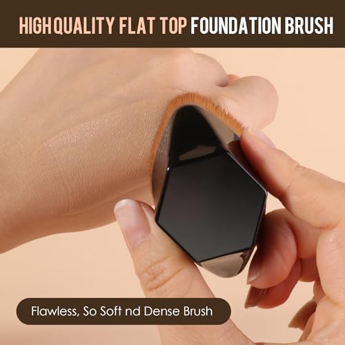 Brush Master 3-Piece Makeup Brush and Sponge Set for Flawless Application