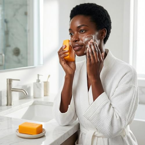 Turmeric Glow Soap – Natural Handmade Face & Body Bar, 2pcs