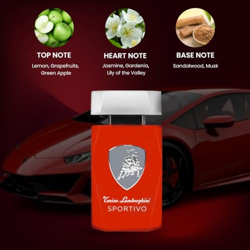 Tonino Lamborghini Sportivo Men EDT Spray 4.2 oz - Woody Spicy Fragrance