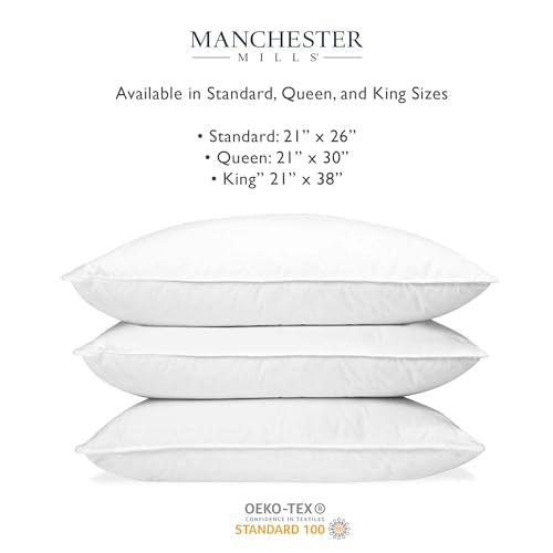 Protect360 Queen Pillow Protectors - Set of 2, Waterproof with Microban
