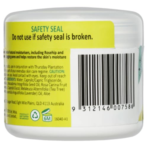 Thursday Plantation Tea Tree Face Cream with Rosehip & Vitamin E - 65g
