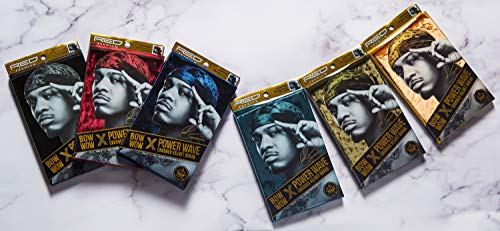 Red by Kiss Premium Bow Wow X Power Wave Crushed Velvet Durag - Black