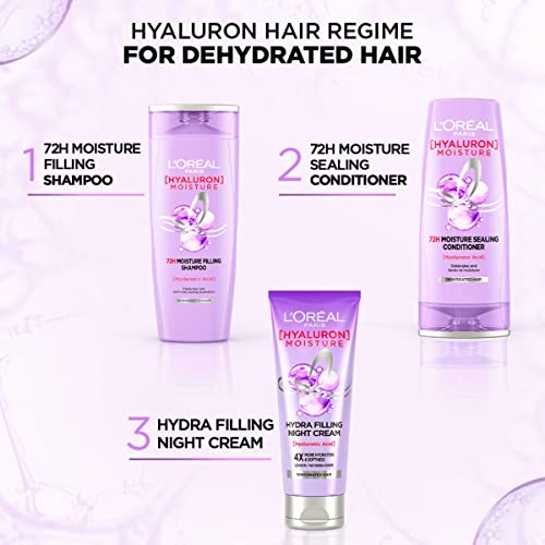 L'Oreal Paris Hyaluron Moisture Leave-In Night Cream for Dry Hair 180ml