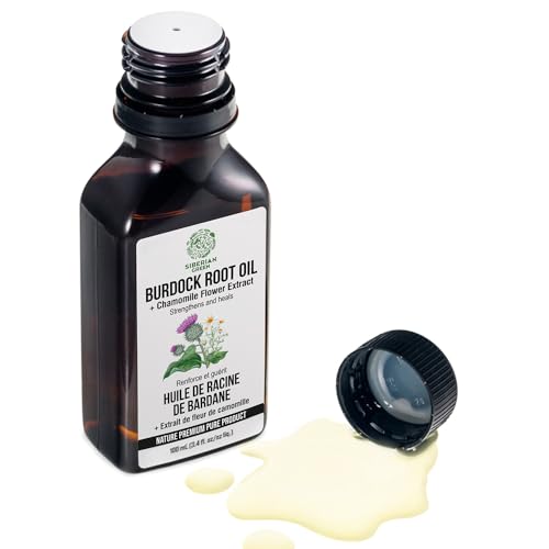 Siberian Green Burdock Oil with Chamomile for Hair Growth - 100ml