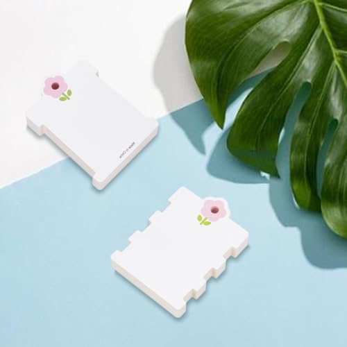 150Pcs Hair Clip Display Cards - White Cardboard Holders for Hair Accessories