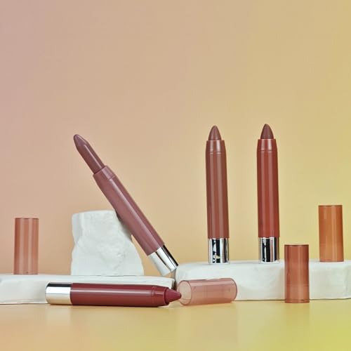Hydrating Warm Nude Lip Crayon - Creamy Moisturizing Stick