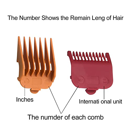 Professional Hair Clipper Guard Combs Set for Wahl & Surker Trimmers