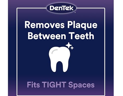 DenTek Complete Clean Floss Picks with Mouthwash Blast Mint Flavor - 32 ct (Pack of 2)