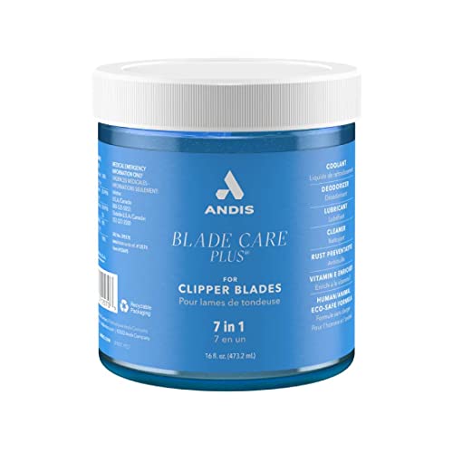 Andis Blade Care Plus 7-in-1 Clipper Blade Disinfectant, 16.5 oz