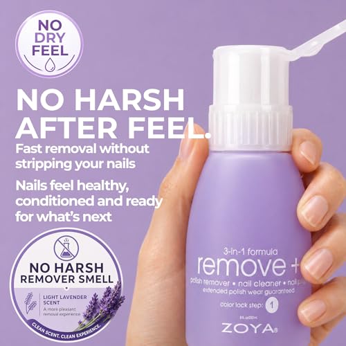 ZOYA Remove Plus Acetone Nail Polish Remover - 8 Fl Oz