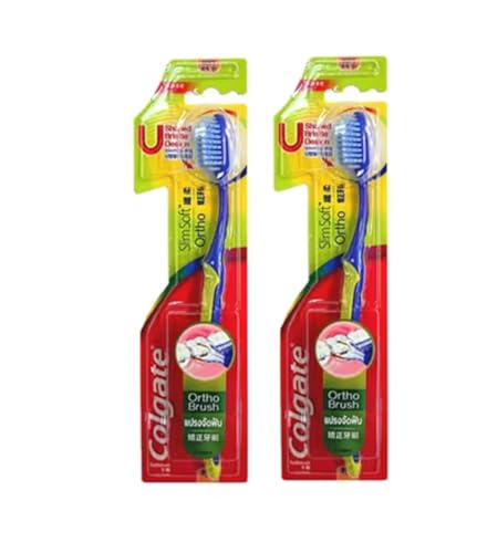 Colgate Ortho Slim Soft Toothbrush for Braces - 2 Pack