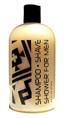 Greenwich Bay Men's 3-in-1 Shampoo, Shower Gel & Shaving Soap - 16 Oz