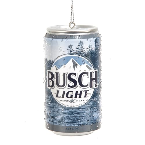 Busch Light Can Ornament - Realistic Holiday Decor for Beer Lovers