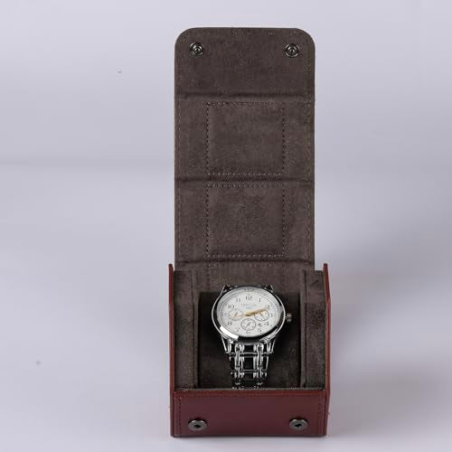 Luxury Watch Roll Travel Case - Eco-Friendly Leather Organizer for Men & Women