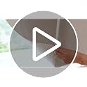 Jilron 100% Blackout Roller Shades, Adhesive Installation, 35" W x 63" H