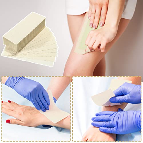 Loopeer 300 Pcs Muslin Wax Strips for Hair Removal, 4 x 1.5 Inch