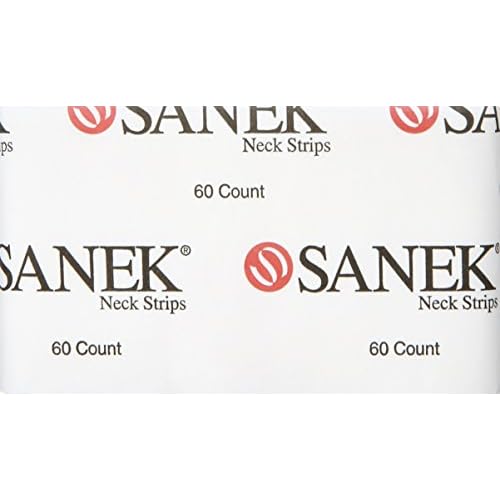 Sanek Display Neck Strips, 60 Count, Pack of 12
