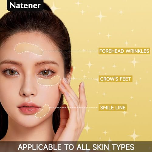 Natener 30 Pairs Gold Under Eye Patches - Brighten, Firm & Hydrate