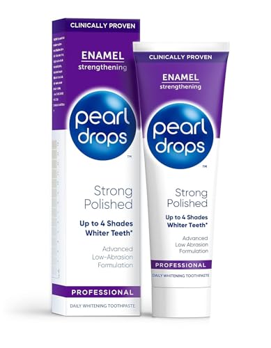 Pearl Drops Strong White Toothpaste with Enamel Strengthening - Mint Flavour, 75ml
