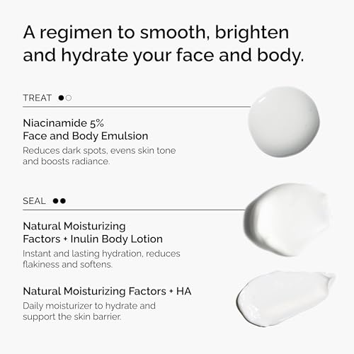 The Ordinary Face & Body Skincare Set with Niacinamide & Moisturizers