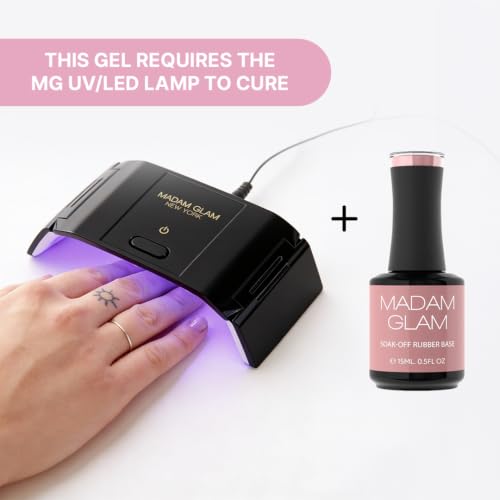 Madam Glam Soft Pink Soak-Off Gel Nail Polish - 0.5 fl oz Professional