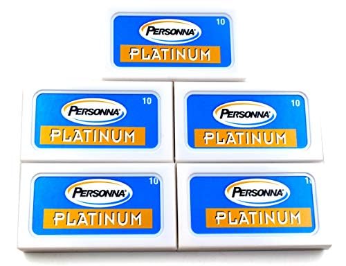 Personna Platinum Double Edge Razor Blades - 50 Count