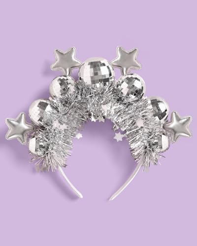 Standard Disco Ball and Star Headband by xo, Fetti
