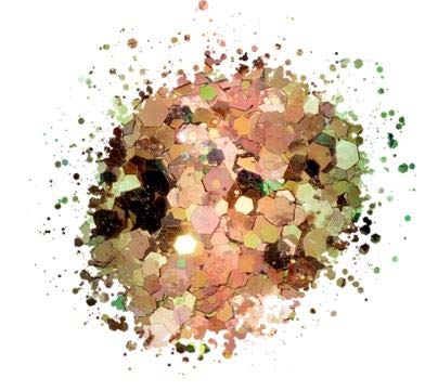 Kiara Sky 3D Glitter Nail Art Sprinkle Collection 1oz - Multi-Color Duo Chrome Effect