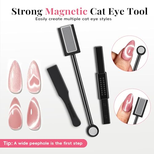 14-Pack Cat Eye Magnet Set for Stunning Nail Art Designs