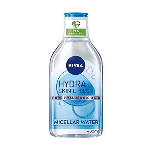 NIVEA Hydra Effect Micellar Cleansing Water 400ml - Gentle Makeup Remover for All Skin Types