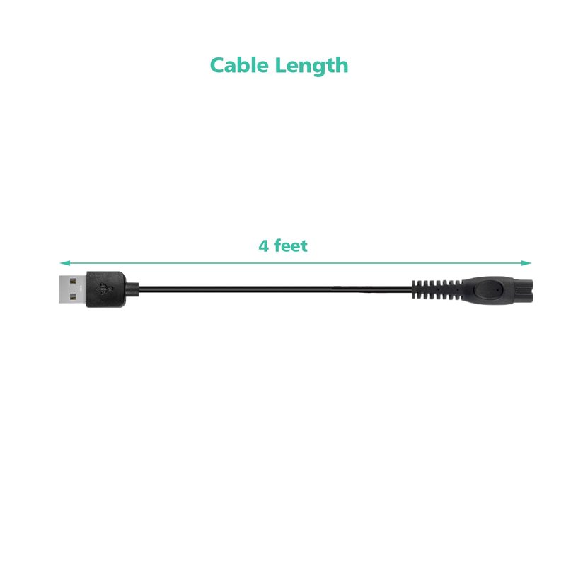 Charging Cable Replacement for Philips Sonicare Cordless Power Flosser 3000 Charger, 2-Pack