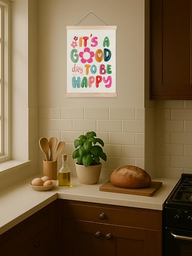 Inspirational Canvas Wall Art - Positive Quote Framed Print 12x16