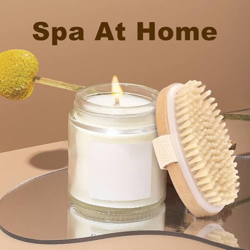 Natural Bristle Exfoliating Body Brush for Smooth Skin
