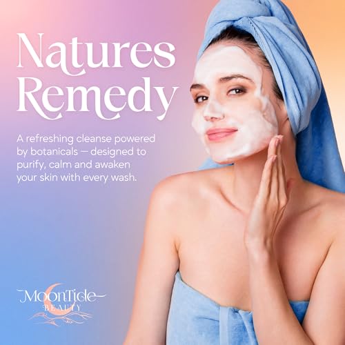 Lunar Tangerine Radiance Cleanser - Gentle Facial Wash with Aloe & Antioxidants, 7.4 fl oz