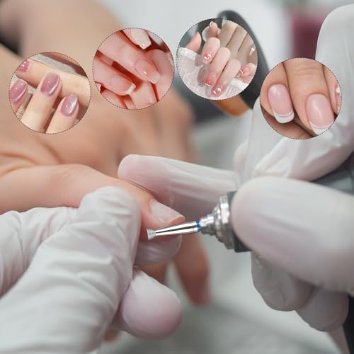 7-Piece Diamond Nail Drill Bit Set for Professional Manicure