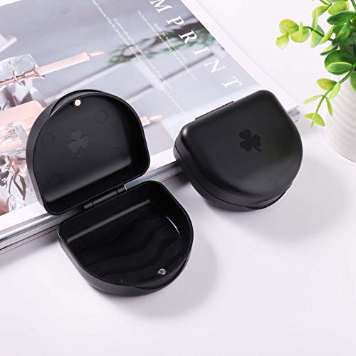 Orthodontic Retainer Case Set of 2 - Portable & Easy to Clean