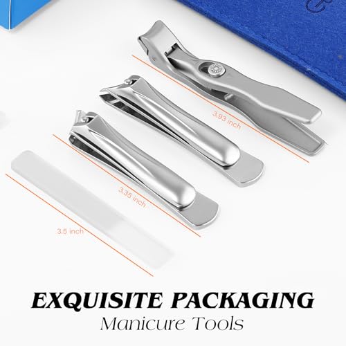 Cut it Long Handle Toenail Clippers for Seniors & Thick Nails - Professional Ingrown Nail Cutter with Wide Jaw & Nano File