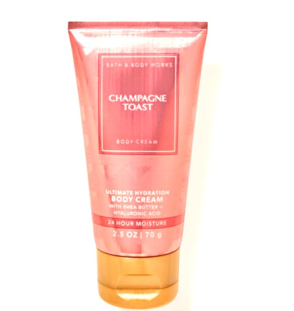 Bath & Body Works Champagne Toast Body Cream 2.5oz - Moisturizing Shea & Vitamin E