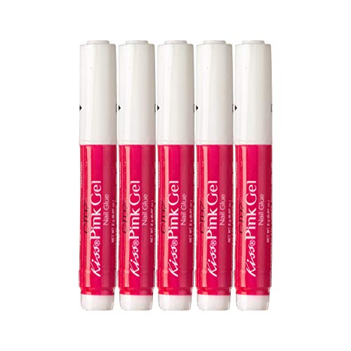 Kiss Pink Nail Glue for Natural & Artificial Nails