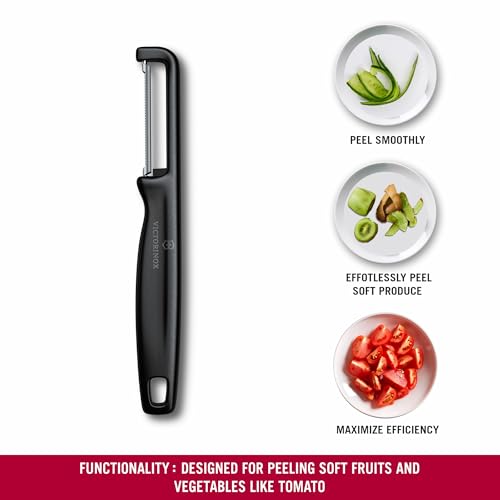 Victorinox Iota Serrated Peeler - Swiss Made, Ergonomic Handle