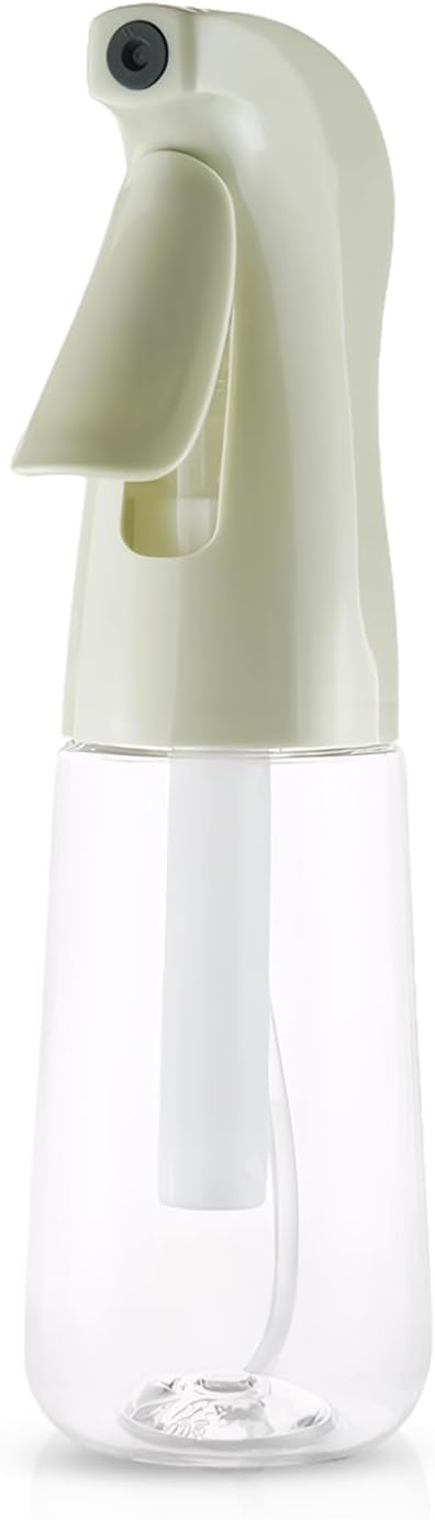 Continuous Spray Bottle for Hair - Ultra Fine Mist Refillable Plastic Mister | 6.8oz Dusty Blue