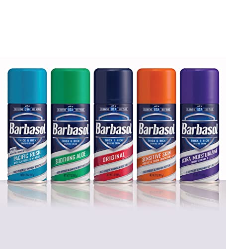 Barbasol Pacific Rush Shaving Cream 7oz - 3 Pack