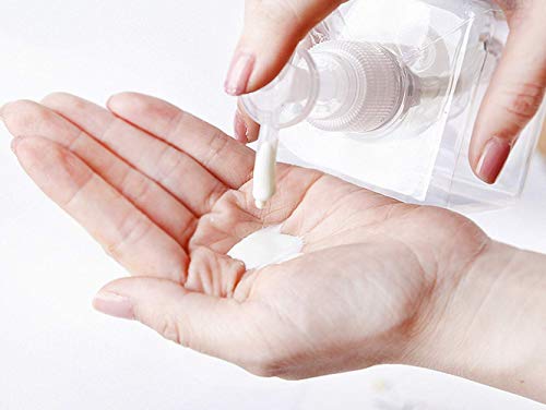Refillable 100ml Transparent PETG Pump Bottles Set for Shampoo, Shower Gel & Lotion – 3-Pack